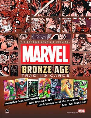 Marvel Bronze Age 1970-1985 Trading Cards Box