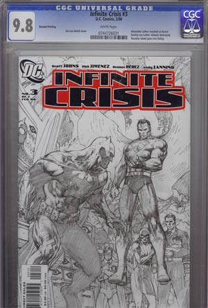 Infinite Crisis #3 Cover D 2nd Ptg CGC 9.8