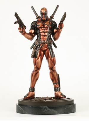 Deadpool Faux Bronze Statue By Bowen Website Exclusive