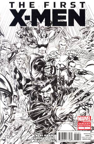 First X-Men #1 Cover D Incentive Neal Adams Sketch Cover
