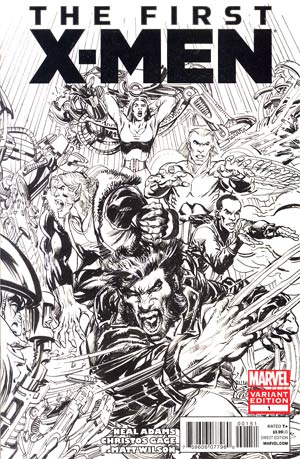 First X-Men #1 Incentive Neal Adams Sketch Cover