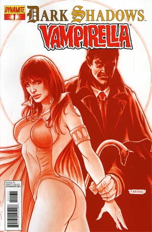 Dark Shadows Vampirella #1 Cover C Incentive Fabiano Neves Blood Red Cover