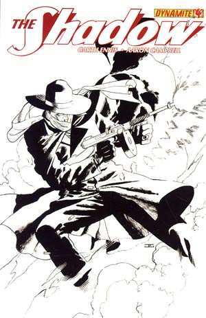 Shadow Vol 5 #4 Cover G Incentive John Cassaday Black & White Cover