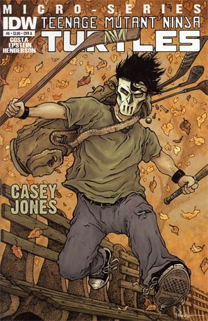 Teenage Mutant Ninja Turtles Micro-Series #6 Cover A Casey Jones Regular David Petersen