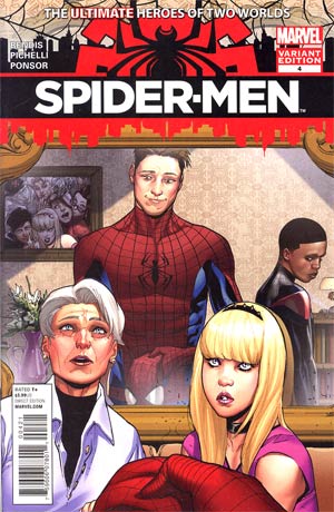 Spider-Men #4 Cover C Incentive Sara Pichelli Variant Cover