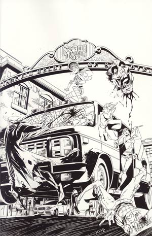 Fanboys vs Zombies #5 Incentive Khary Randolph Virgin Sketch Cover