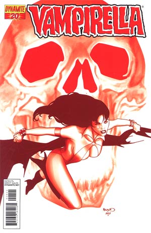 Vampirella Vol 4 #20 Incentive Paul Renaud Blood Red Cover