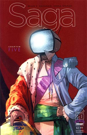 Saga #5 Cover B 2nd Ptg