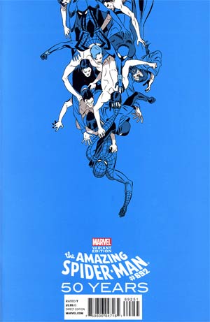 Amazing Spider-Man Vol 2 #692 Cover E Variant Marcos Martin 1990s Decade (Blue) Cover