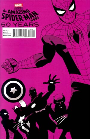 Amazing Spider-Man Vol 2 #692 Cover F Variant Marcos Martin 2000s Decade (Purple) Cover