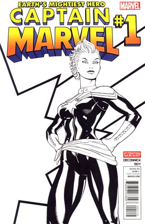 Captain Marvel Vol 6 #1 2nd Ptg Ed McGuinness Variant Cover