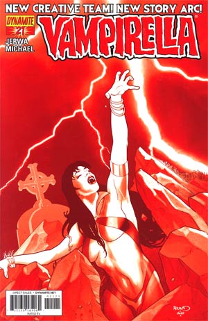 Vampirella Vol 4 #21 Incentive Paul Renaud Blood Red Cover