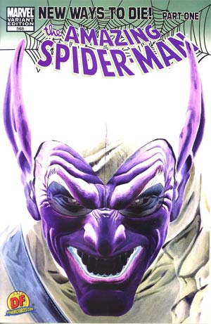 Amazing Spider-Man Vol 2 #568 Cover E DF Exclusive Alex Ross Negative Cover 