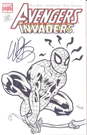 Avengers Invaders #1 Cover G DF John Lucas Spider-Man Remarked Cover