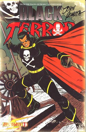 Black Terror Vol 3 #1 DF John Romita Sr Cover Signed By John Romita Sr