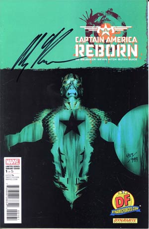 Captain America Reborn #1 Cover H DF Exclusive Alex Ross Variant Cover Signed By Alex Ross