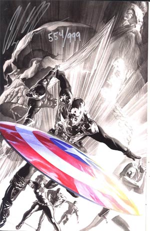 Captain America Vol 5 #600 Cover E DF Exclusive Alex Ross Sketch Variant Cover Signed By Alex Ross