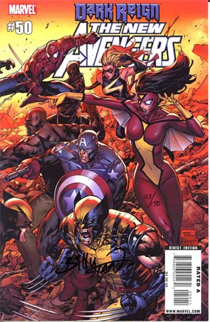 New Avengers #50 Cover C DF Signed By Billy Tan