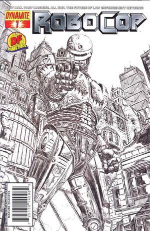Robocop Vol 2 #1 Cover C DF Exclusive Johnny D Sketch Cover