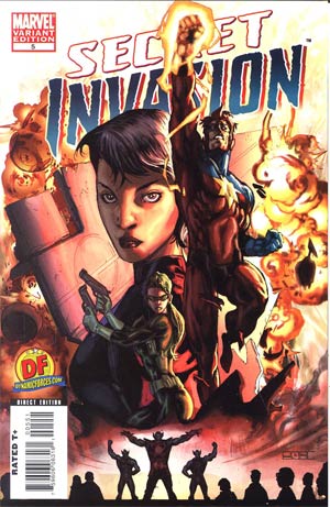 Secret Invasion #5 Cover D DF Exclusive Mel Rubi Variant Cover