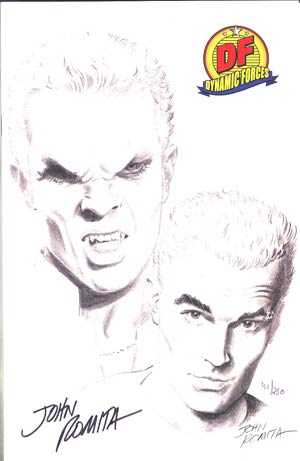 Spike After The Fall #4 DF Exclusive Variant Cover Signed By John Romita Sr