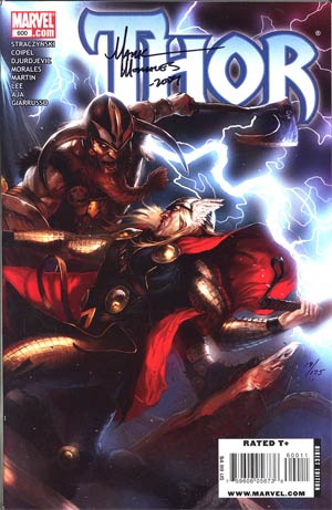 Thor Vol 3 #600 Cover E DF Signed By Mark Morales