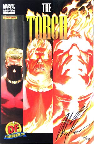 Torch #1 DF Exclusive Alex Ross Variant Cover Signed By Alex Ross