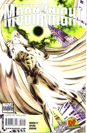 Vengeance Of The Moon Knight #1 Cover G DF Exclusive Alex Ross Negative Art Variant Cover