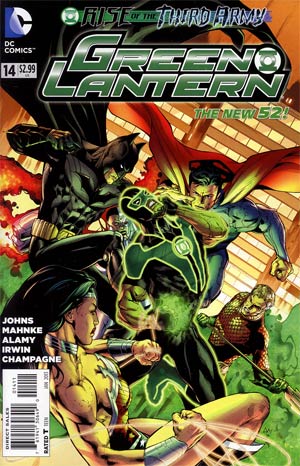 Green Lantern Vol 5 #14 Cover A Regular Doug Mahnke Cover (Rise Of The Third Army Tie-In)