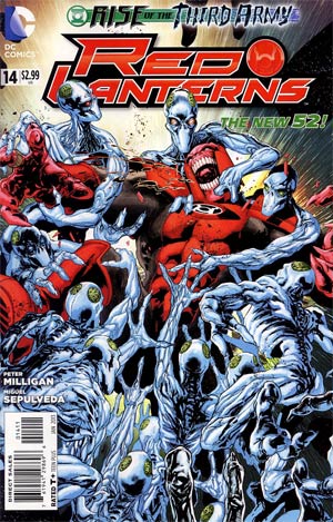 Red Lanterns #14 Cover A Regular Miguel Sepulveda Cover (Rise Of The Third Army Tie-In)