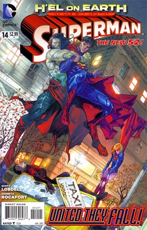 Superman Vol 4 #14 Regular Kenneth Rocafort Cover (Hel On Earth Part 4)