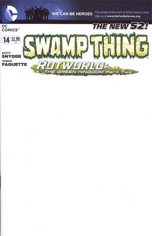 Swamp Thing Vol 5 #14 Variant We Can Be Heroes Blank Cover