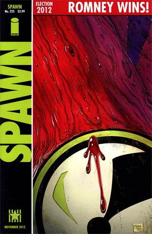 Spawn #225 Cover B Regular Mitt Romney Cover