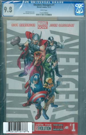 Uncanny Avengers #1 Cover Q DF CGC 9.8