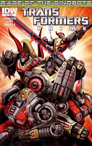 Transformers Prime Rage Of The Dinobots #1 Cover A