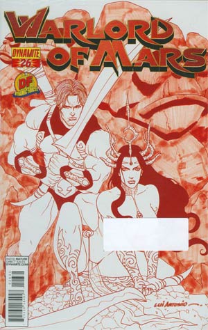 Warlord Of Mars #26 Cover D DF Exclusive Martian Red Risque Cover