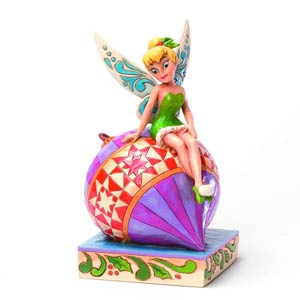 Disney Traditions Tinker Bell On Ornament Figurine