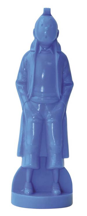 Tintin Oscar Plastique Figurine - Blue