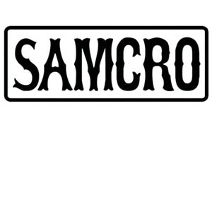 Sons Of Anarchy Patch - SAMCRO Text