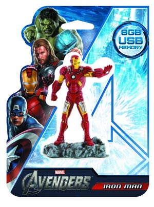 Avengers 8GB Figural Flash Drive - Iron Man