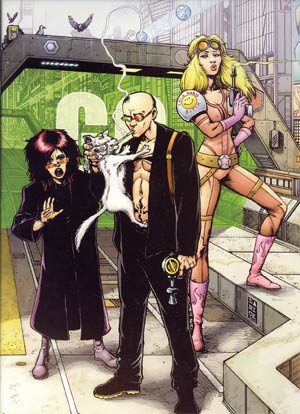 Transmetropolitan All Around The World Art Book HC