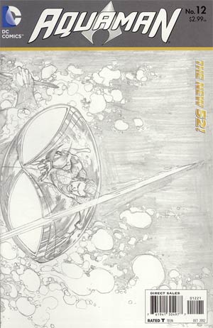 Aquaman Vol 5 #12 Incentive Ivan Reis Sketch Cover