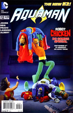 Aquaman Vol 5 #12 Variant Robot Chicken Cover