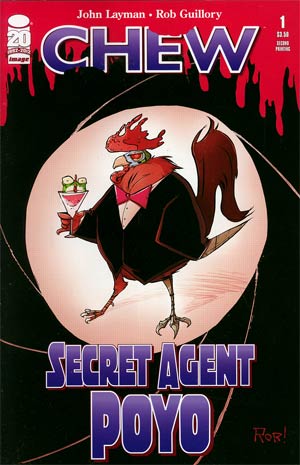 Chew Secret Agent Poyo #1 2nd Ptg