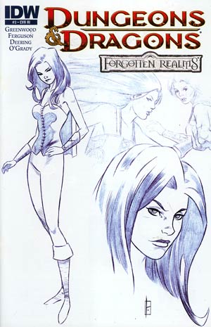 Dungeons & Dragons Forgotten Realms #3 Cover C Incentive Character Design Variant Cover