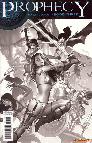 Prophecy #3 Incentive Paul Renaud Black & White Cover