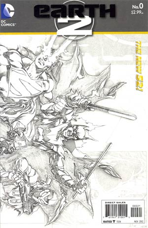 Earth 2 #0 Incentive Ivan Reis Sketch Cover