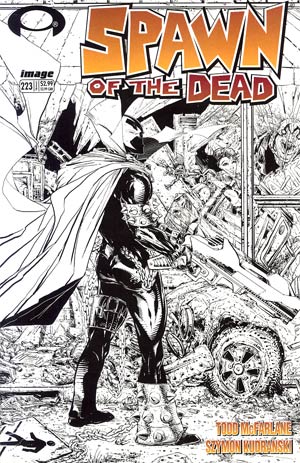 Spawn #223 Cover B Incentive Todd McFarlane Sketch Cover