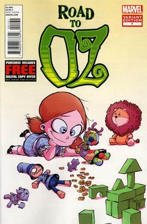 Road To Oz #1 Variant Skottie Young Baby Cover