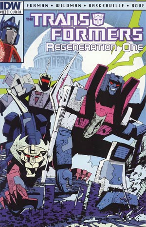 Transformers Regeneration One #83 Incentive Geoff Senior Variant Cover